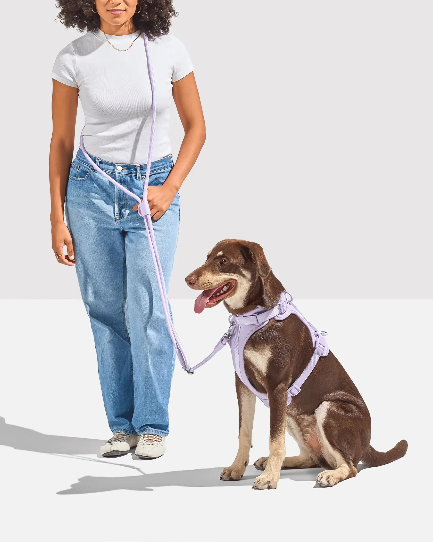 Cushioned Harness + Hands-Free Rope Leash Walk Kit - Image 3